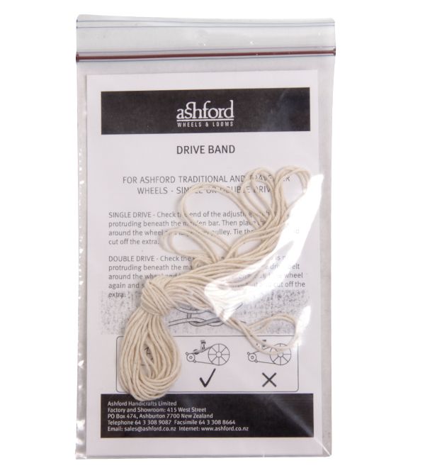 Ashford cotton drive band 4.3m long, suitable for multiple Ashford spinning wheels.