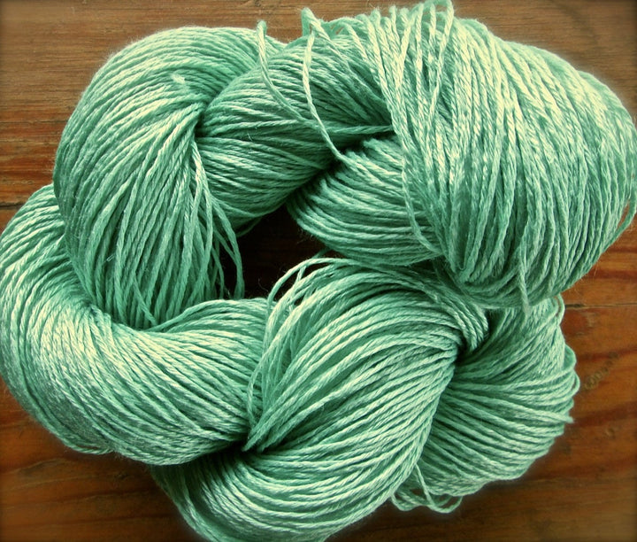 Wet Spun Linen Yarn Soft & Durable "Mint"