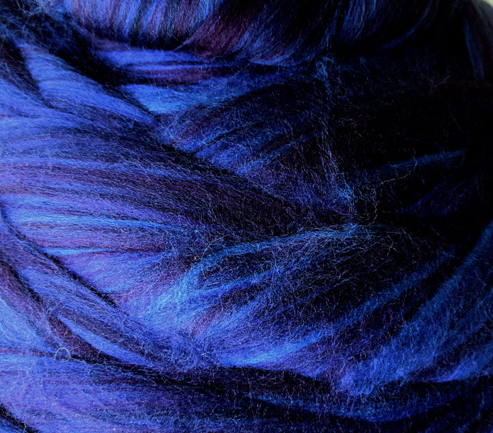 Super Fine Organic Moody Blues 19 Micron Merino Silk DHG