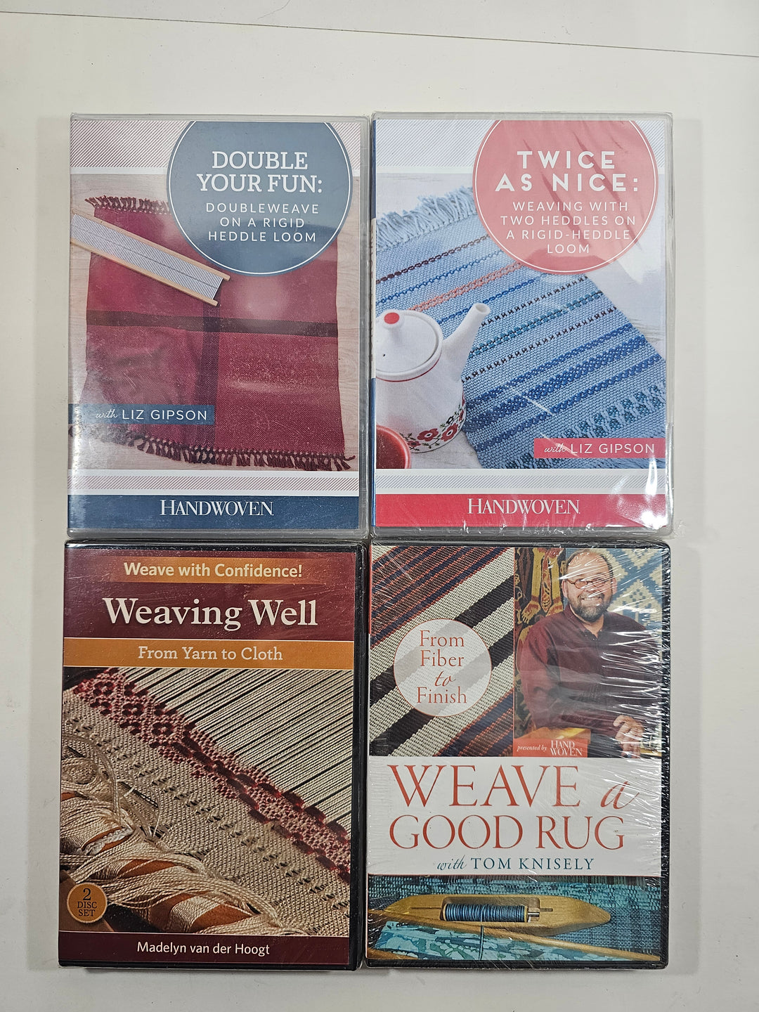 Weaving DVDs Inkle Rigid Heddle & Warping VIDEOS You Choose Super Fast Shipping!