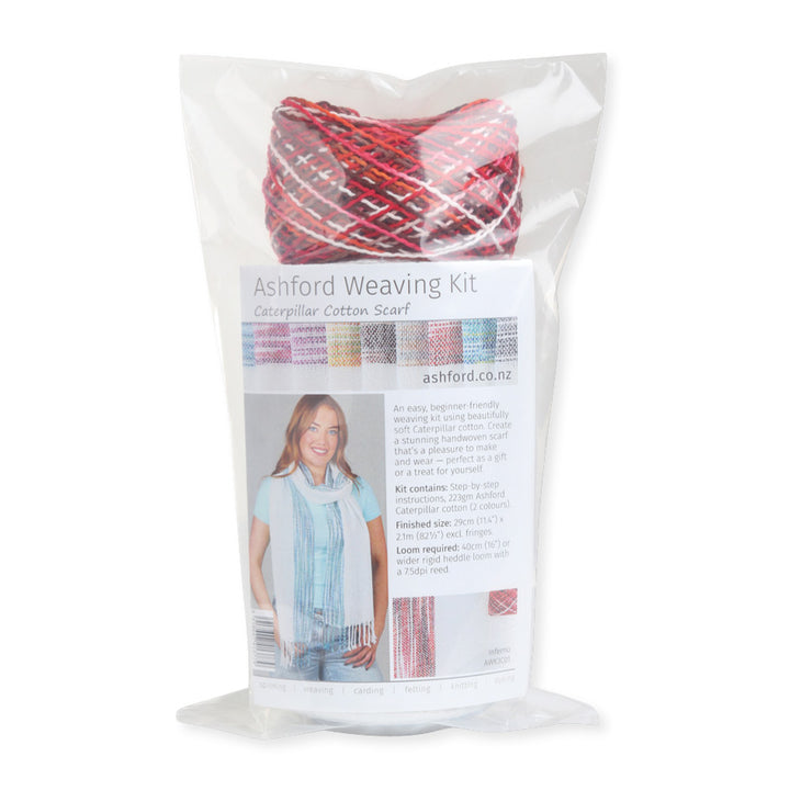 Ashford Caterpillar Cotton Scarf Weaving Kit