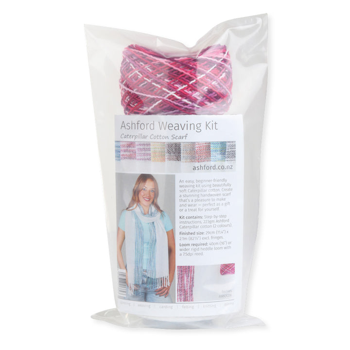 Ashford Caterpillar Cotton Scarf Weaving Kit