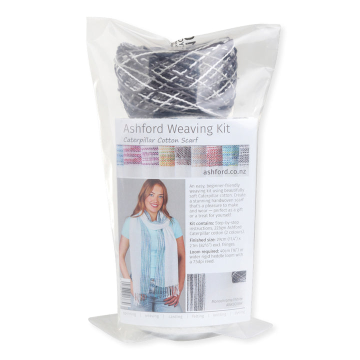 Ashford Caterpillar Cotton Scarf Weaving Kit