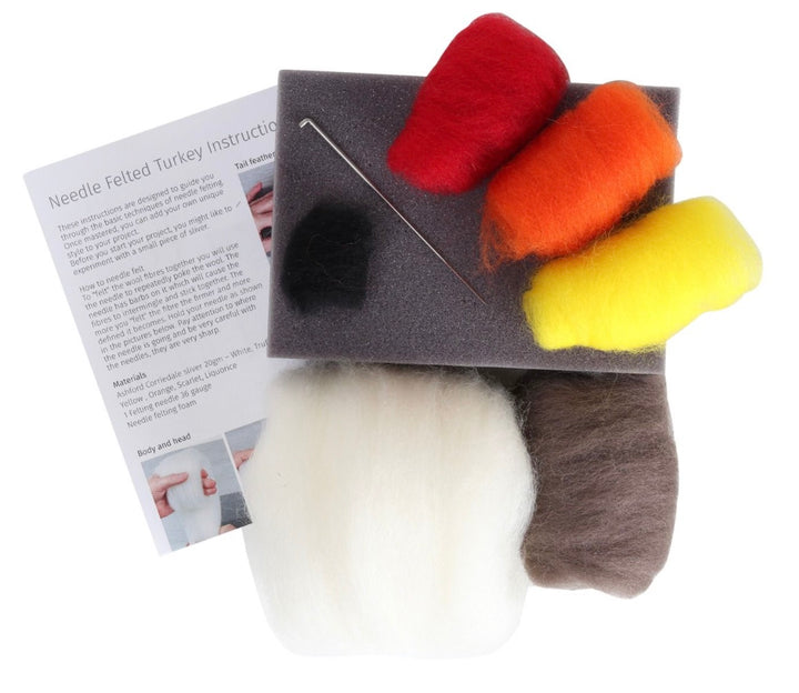 Ashford Needle Felting Beginner Kit – Turkey