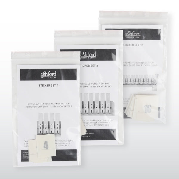 Ashford Harness Lever Labels