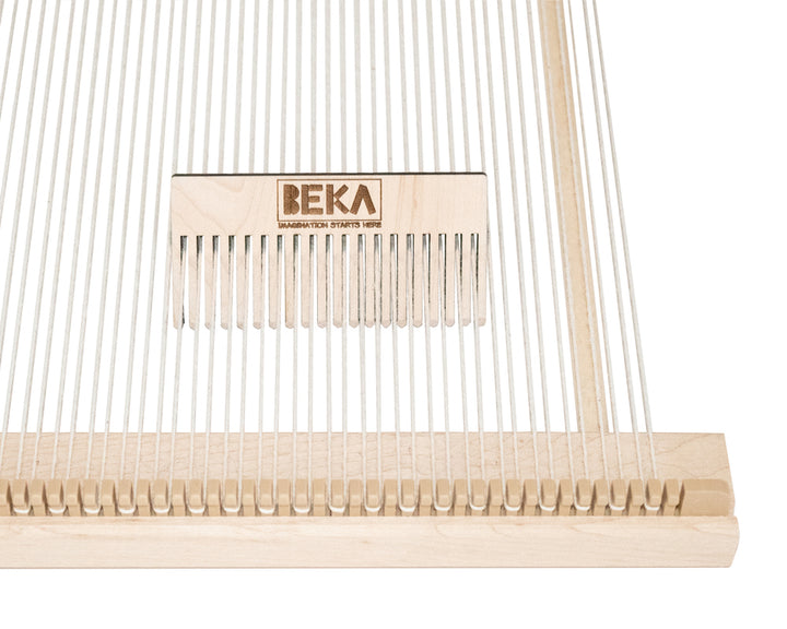 Wooden loom comb for small weaving looms