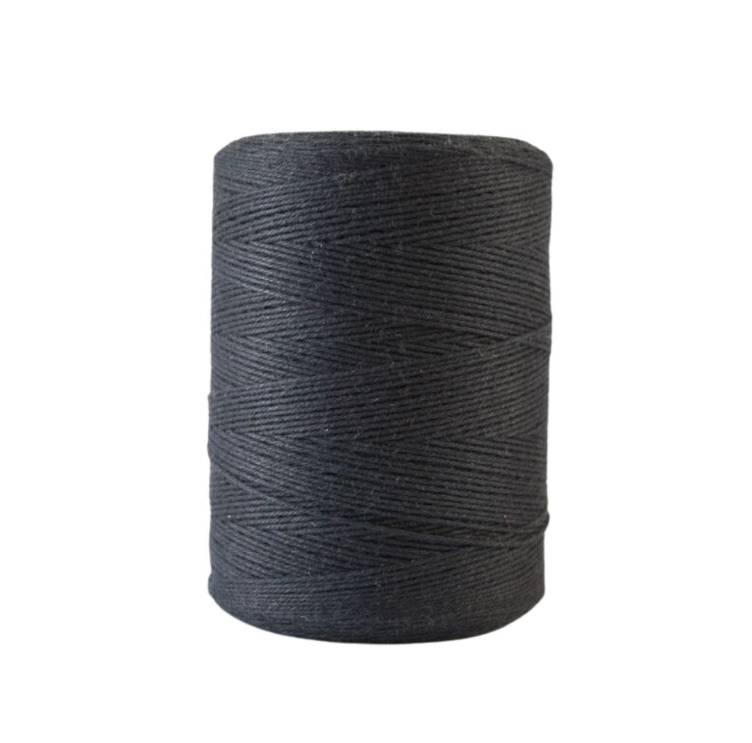 100% Unmercerized Cotton Warp Yarn - 800 Yard Cone for Weaving