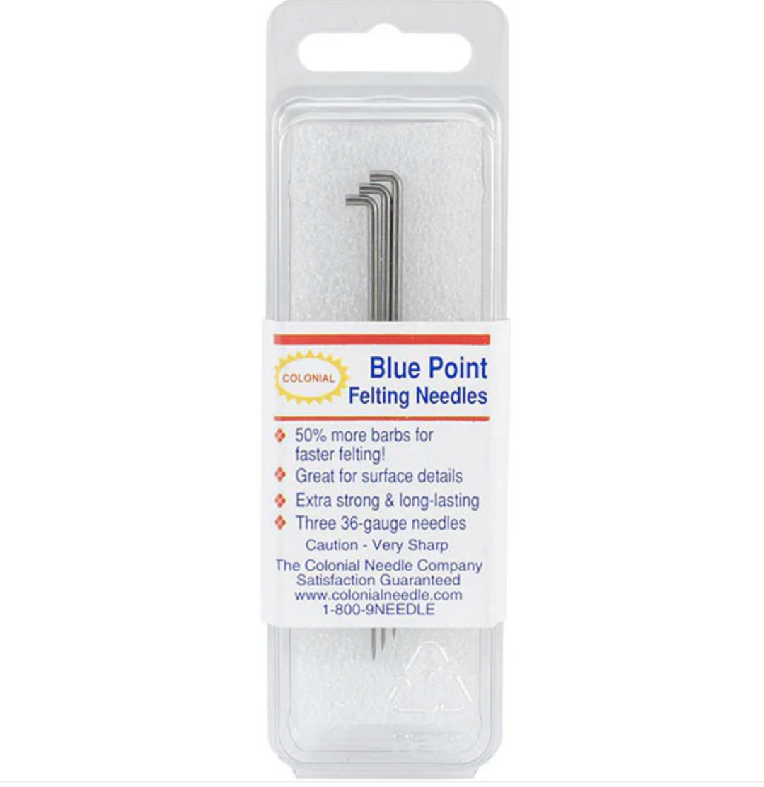 Pack of precision Blue Point felting needles
