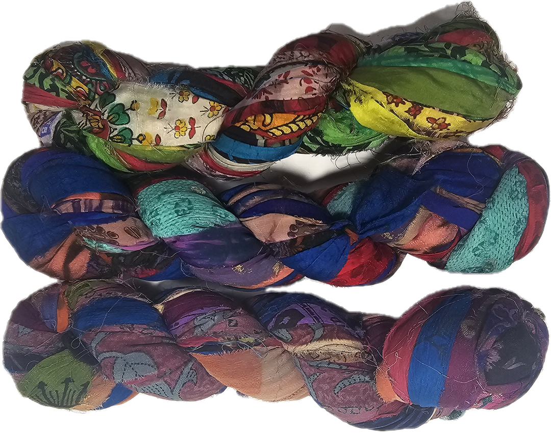 Persian Ribbon Gorgeous Persian Bazaar Multi Recycled Sari Silk Ribbon – The Spinnery ...
