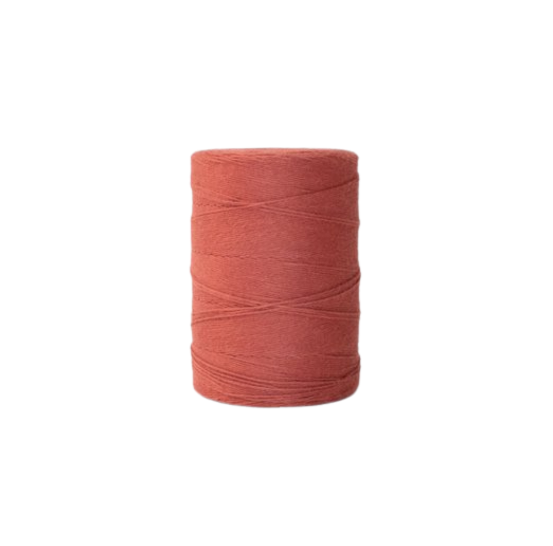 100% Unmercerized Cotton Warp Yarn - 800 Yard Cone for Weaving