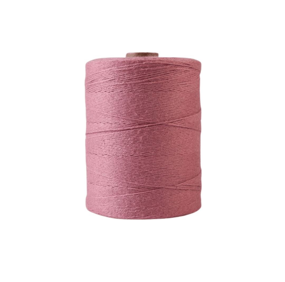 100% Unmercerized Cotton Warp Yarn - 800 Yard Cone for Weaving