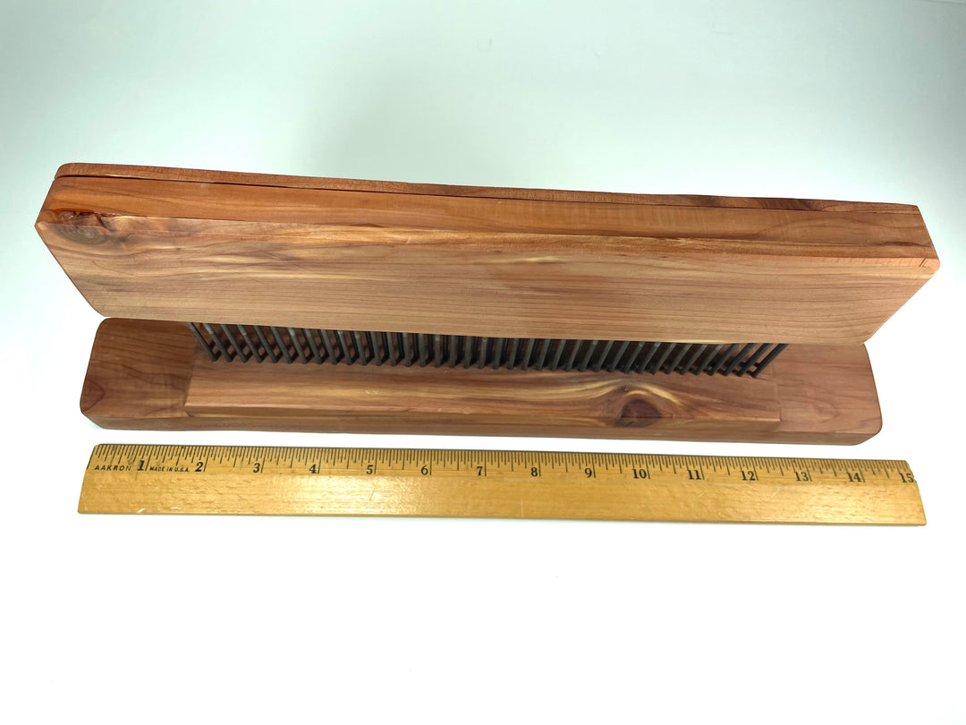 Fiber blending hackle measurements