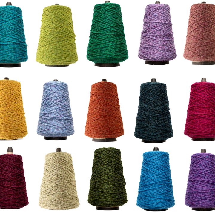 100% Virgin Highland Wool Yarn 450 Yard Cones
