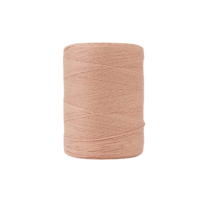 100% Unmercerized Cotton Warp Yarn - 800 Yard Cone for Weaving