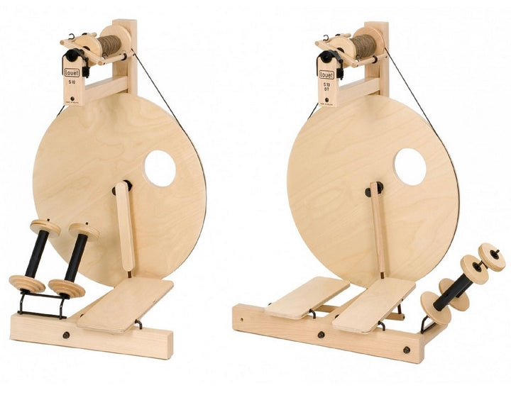 S10 Louet Irish Tension Spinning Wheel Single or Double Treadle