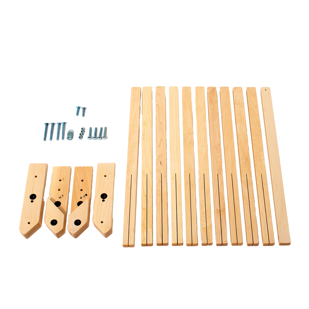 Schacht loom extender components close up