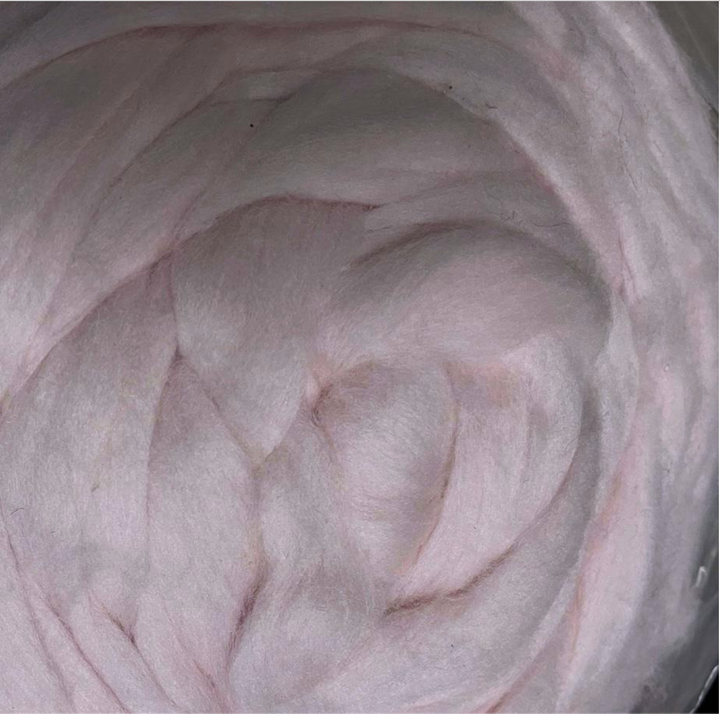 Super Fine & Organic Light Pink Multi Color 19 Micron DHG Merino SUPERFAST SHIPPING!