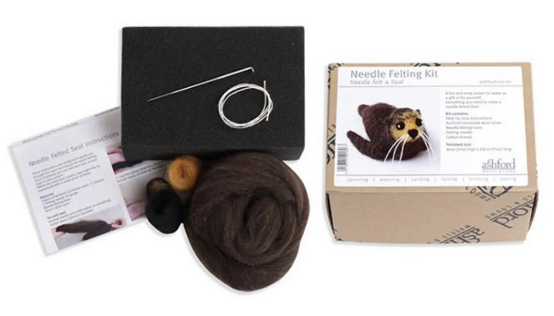 Ashford Needle Felting Kit - Sweet Seal  DIY Craft Kit