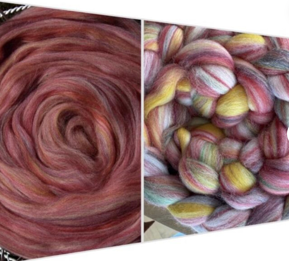 Soft Hollyberry Ashland Bay Multi Floral Merino 64s