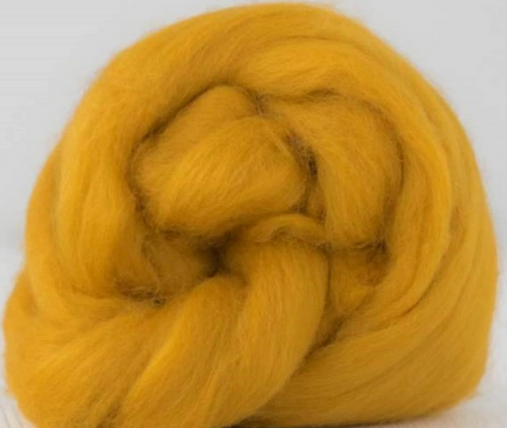 SALE! Soft & Organic Butterscotch Corriedale Top
