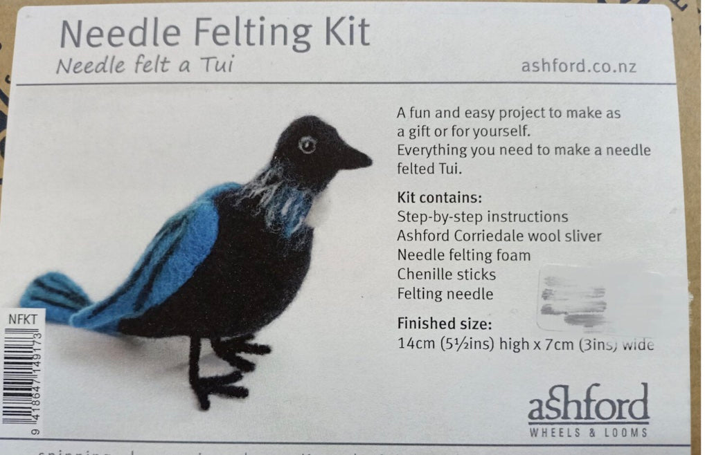 Ashford Needle Felting Beginner Kit – Tui Bird