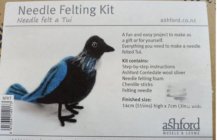 Ashford Needle Felting Beginner Kit – Tui Bird