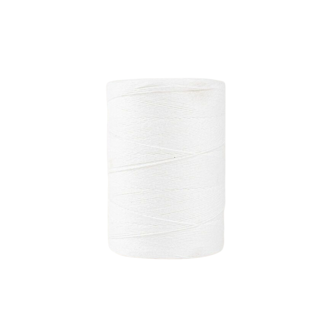 100% Unmercerized Cotton Warp Yarn - 800 Yard Cone for Weaving