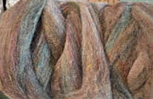 Mill End Deep Tones Roving Montage Merino/Silk/Corriedale/Alpaca Beautiful Heather Colorway 1, 2, 4 or 8 Oz SUPER FAST SHIPPING!