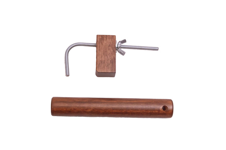 Kromski Warp Peg & Clamp (Walnut or Clear Lacquered)