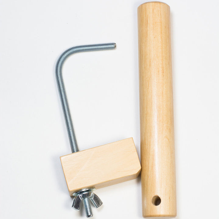 Kromski Warp Peg & Clamp (Walnut or Clear Lacquered)