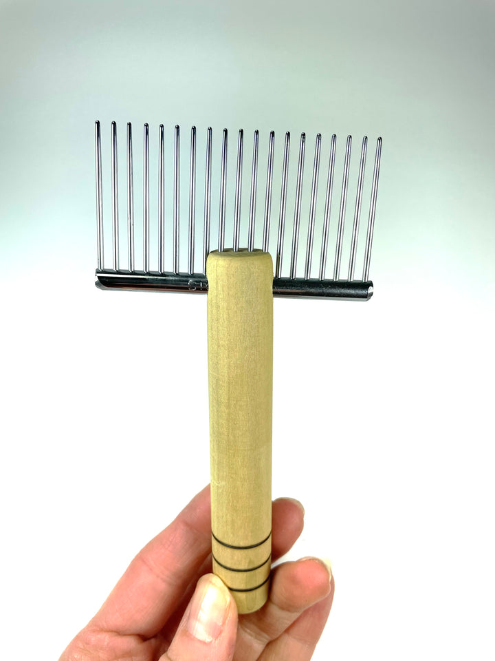 Large weaving comb pin loom tool