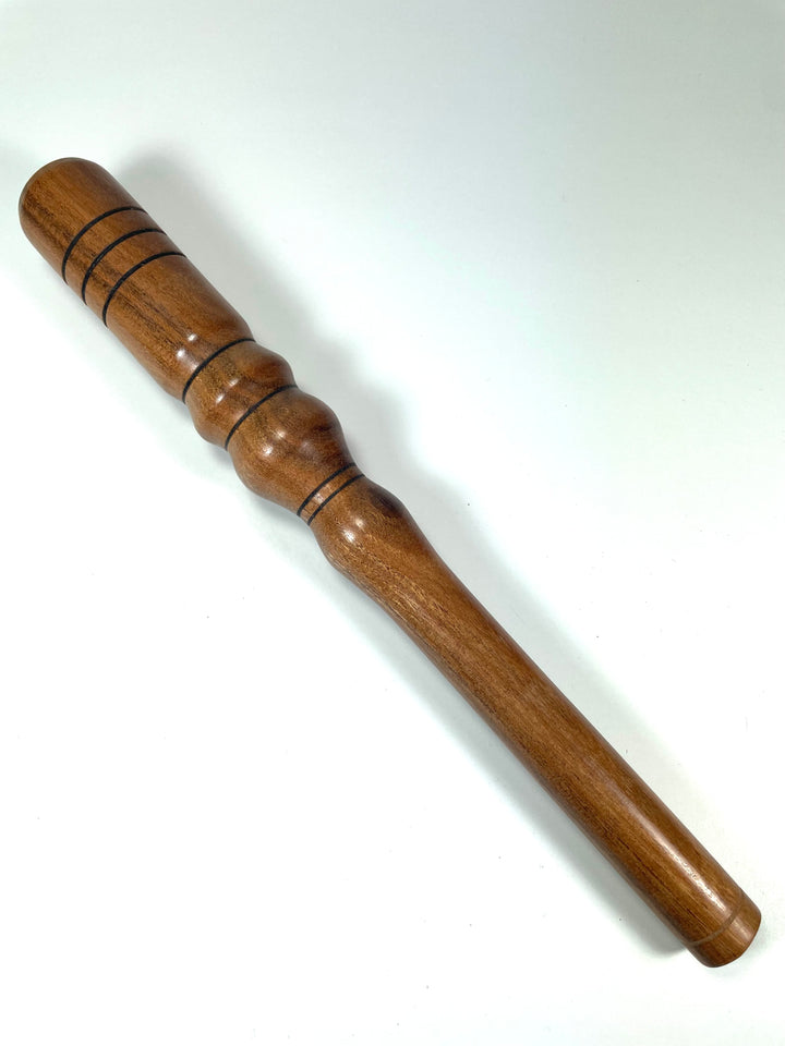 Exotic wood nostepinne yarn winding tool