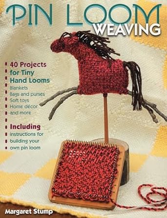 Pin Loom & Swatch Weaving Books Learn to Weave on Small Hand Held Looms Super Fast Shipping!