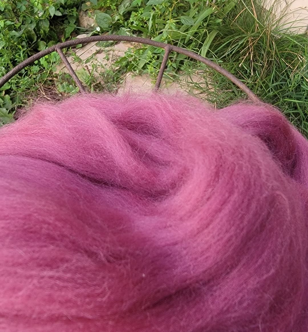 Shop Exclusive: Fine & Organic Purple Onion/ Vintage Violet 19 Micron DHG Merino