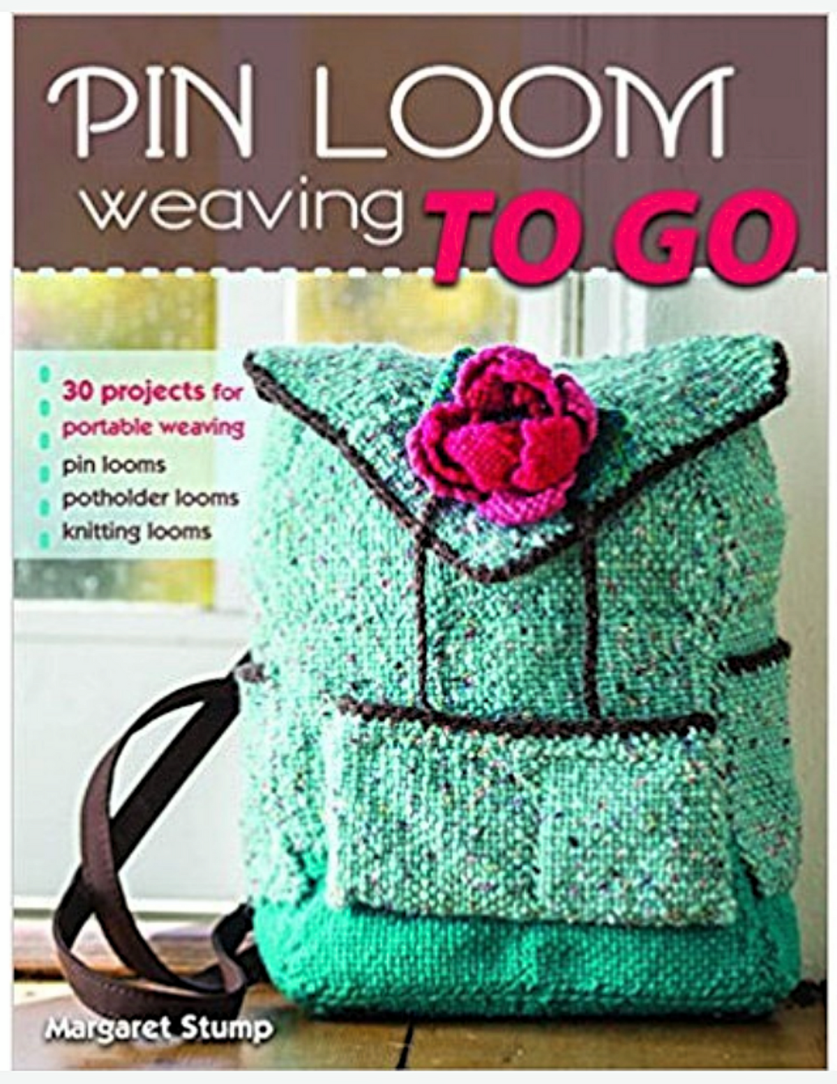 Loop Loom Project Book Pin Loom & Swatch Weaving Books Learn to Weave on Small Hand Held Loom ...