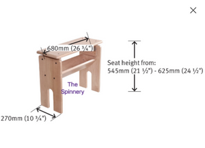 In STOCK Ashford Hobby Bench Newly Designed Fully Adjustable Lightweight Storage for Weaving SUPERFAST FREE Shipping!