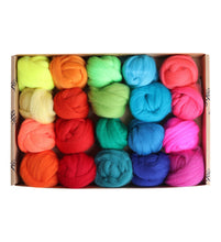 Load image into Gallery viewer, LIGHTS Ashford Corriedale Wool Roving Soft Gorgeous Colors Cruelty Free Felting Spinning SUPERFAST SHIPPING!
