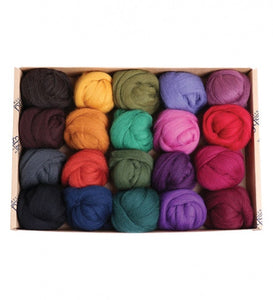 BRIGHTS Ashford Corriedale Wool Roving Soft Gorgeous Colors Cruelty Free Felting Spinning SUPERFAST SHIPPING!