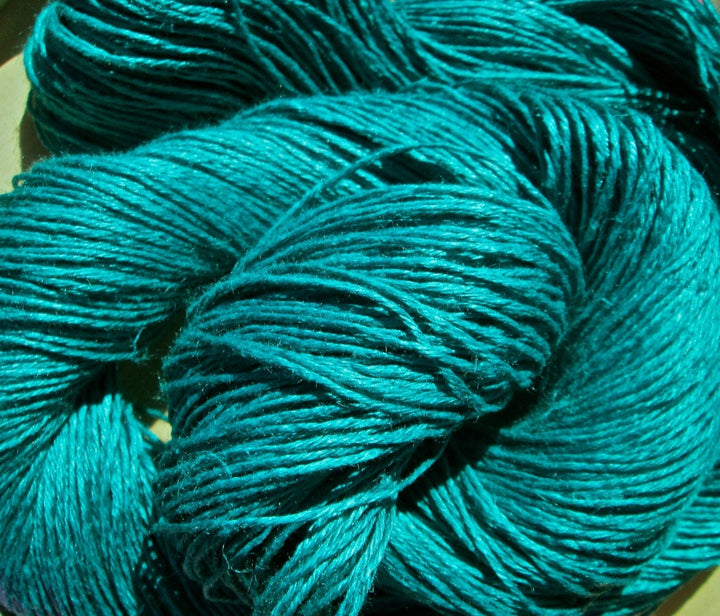 Wet Spun Linen Yarn Soft & Durable "Teal"