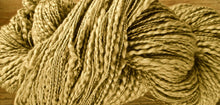 Load image into Gallery viewer, Novelty Yarn Olive Green 100% Cotton Slub Yarn/Thread Thick &#39;n Thin 300 - 350 Yards
