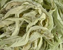 Load image into Gallery viewer, Golden Pear Recycled Sari Silk Eyelash Ribbon 5 Yards Jewelry Weaving Spinning Mixed Media SUPERFAST SHIPPING!
