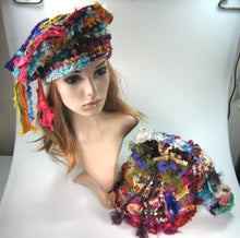 Load image into Gallery viewer, Stunning Extra Wide Persian Bazaar Recycled Sari Silk Ribbon
