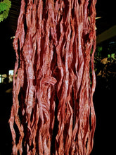 Load image into Gallery viewer, Ramblin&#39; Rose Recycled Sari Silk Ribbon Yarn 5 Yards for Jewelry Weaving Spinning Mixed Media BOHO SUPERFAST SHIPPING!
