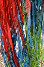 Load image into Gallery viewer, Gorgeous Fanfare Recycled Sari Silk Ribbon

