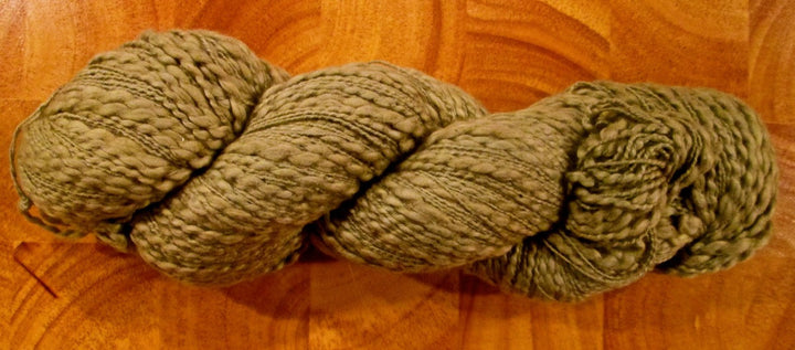 Novelty Yarn Olive Green 100% Cotton Slub Yarn/Thread Thick 'n Thin 300 - 350 Yards