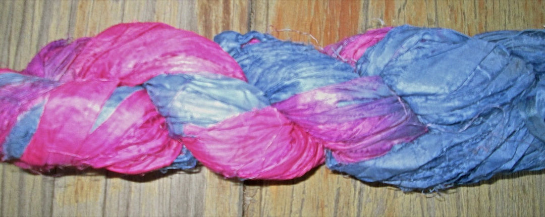 Penny Candy Recycled Sari Silk Ribbon Yarn