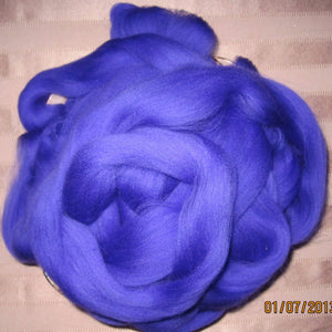 Rich and Vibrant Royal Merino Longwool Top Superwash 1, 2 or 4 Oz SUPER FAST SHIPPING!