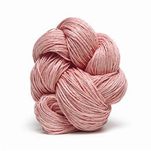 Load image into Gallery viewer, Wet Spun Linen Yarn Soft &amp; Durable &quot;Soft Coral&quot; Spinning and Weaving
