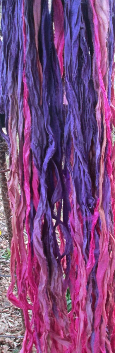 Picadilly Recycled Sari Silk Thin Ribbon Yarn