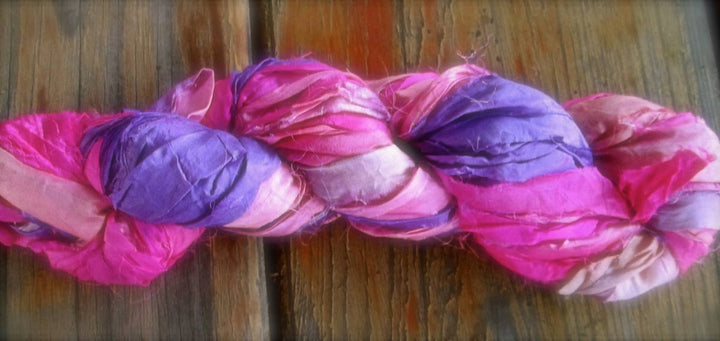 Picadilly Recycled Sari Silk Thin Ribbon Yarn